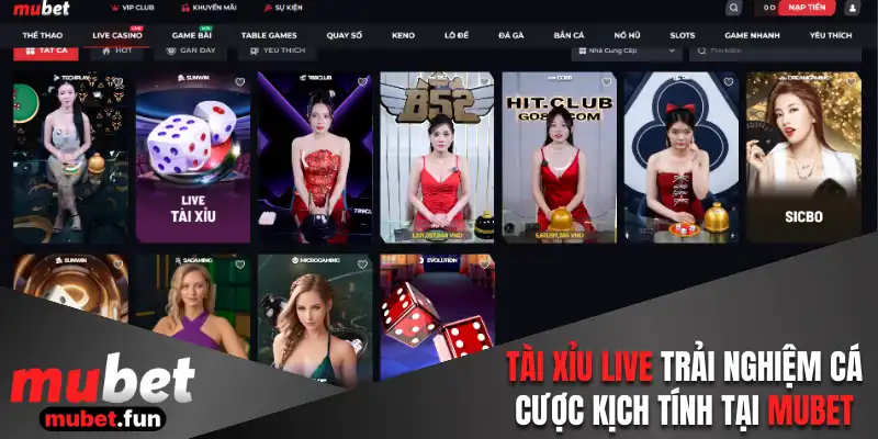 Tài xỉu live